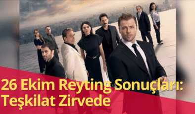 Teşkilat Pazar Reytinglerinde Zirvedeki Yerini Korudu